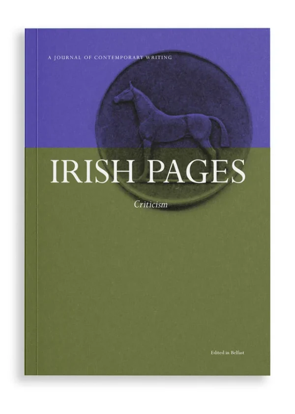 Irish Pages Vol. 10 No. 1: Criticism